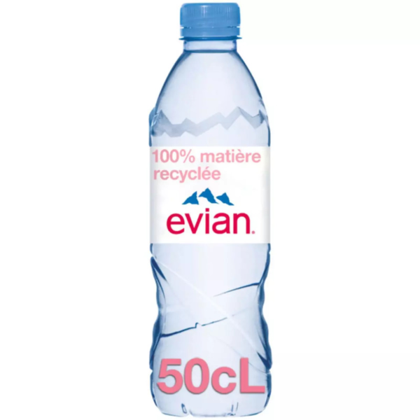 EVIAN Eau minérale plate naturelle bouteille 50cl