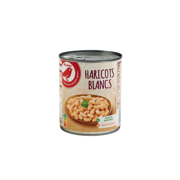 HARICOTS BLANCS AUCHAN 800G