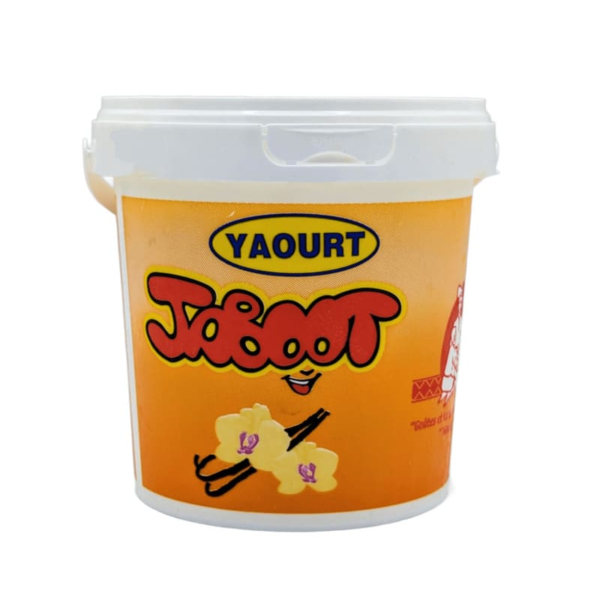 Jaboot yaourt à la vanille sucré seau 1Kg