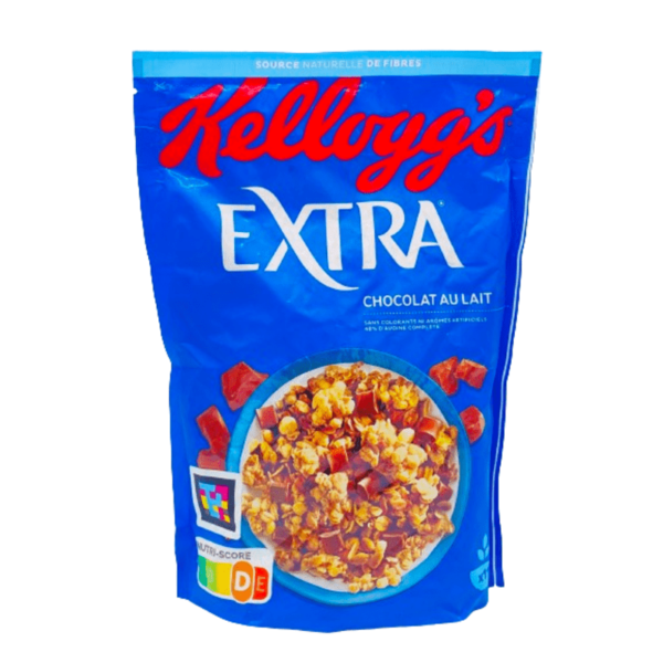 KELLOGG'S Céréales extra chocolat au lait 500g