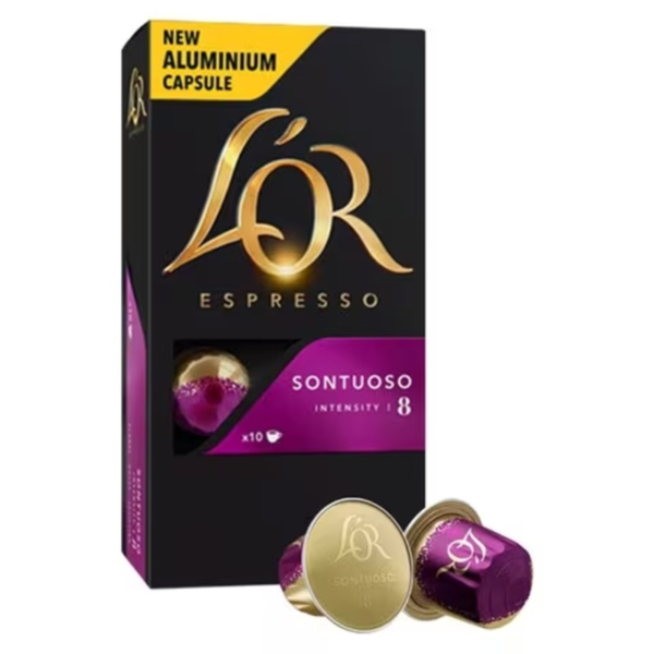 L'or café capsules Espresso Sontuoso x10 52g