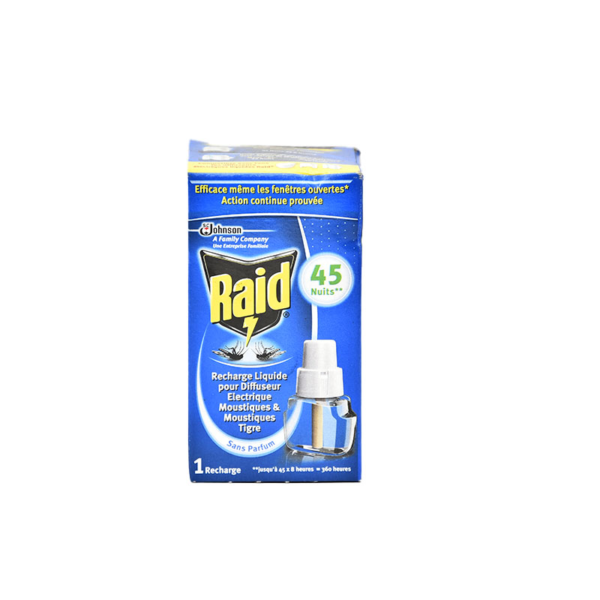 Raid 45 Nuits Recharge Liquide pour diffuseur Electrique