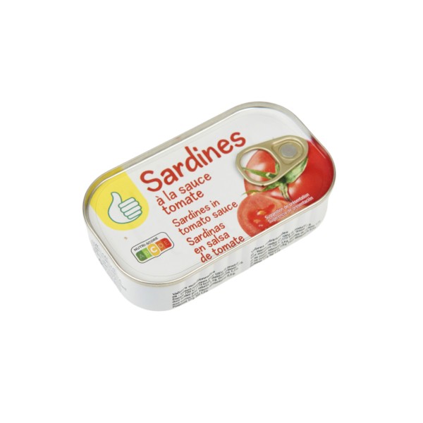 SARDINE A LA TOMATE POUCE 120G