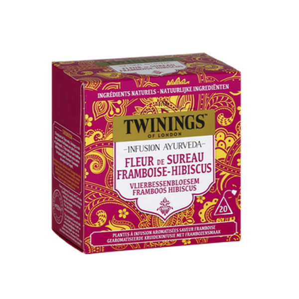 Twinings Infusion Fleur de Sureau Framboise Hibicus 20sachets