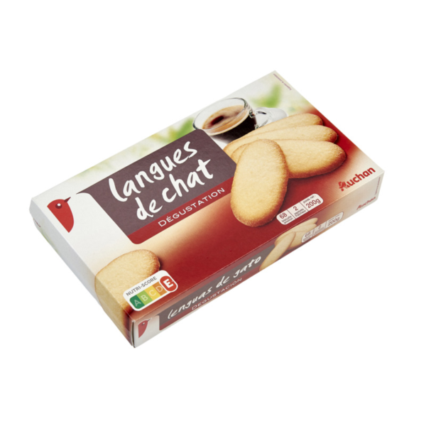 LANGUES CHAT AUCHAN 200G